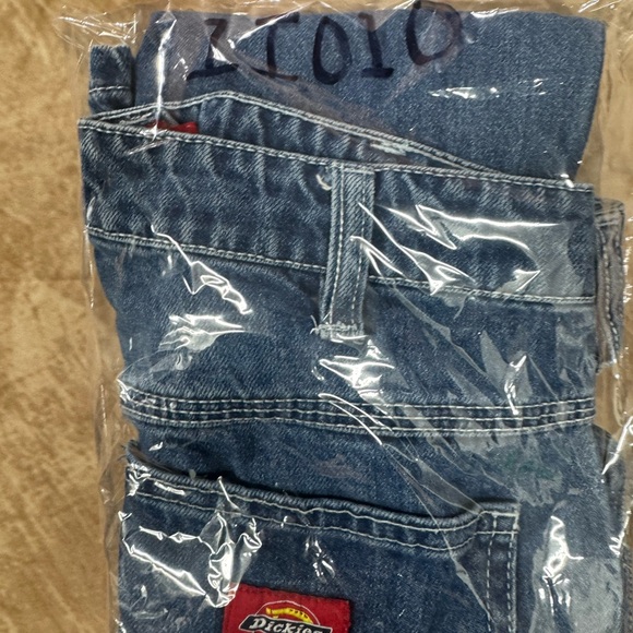 Dickies women’s Classic denim Blue Jeans carpenter pants 5/27 - Picture 10 of 12